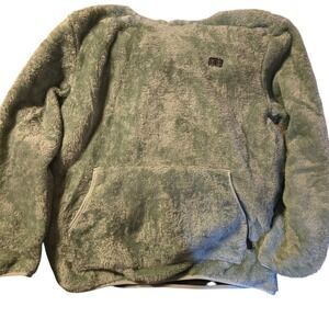 Fuzzy Heated Pullover Hoodie With Pouch Pocket Soft Comfy Loungewear